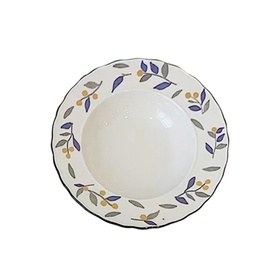 酱有好物 意面盘9寸 灰黄绿色